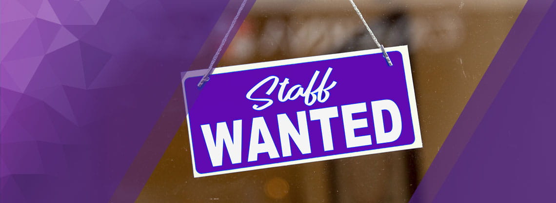 Staff Wanted Sign