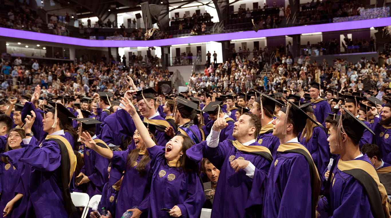 Kellogg graduates at 2022 convocation ceremony